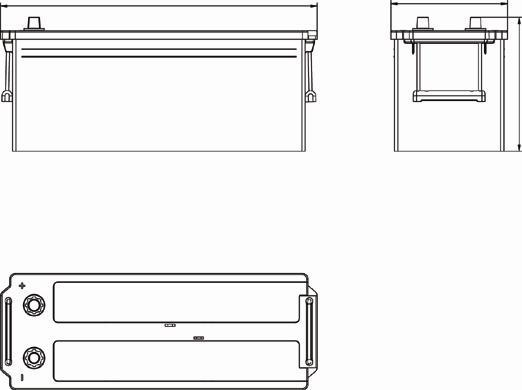 DETA DJ1523 - Starter Battery autospares.lv