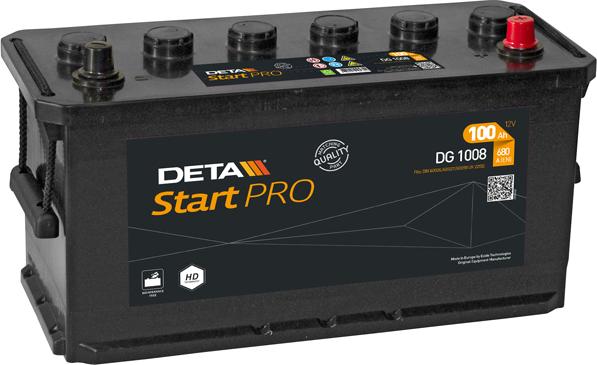 DETA DG1008 - Starter Battery autospares.lv