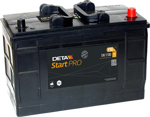 DETA DG1100 - Starter Battery autospares.lv