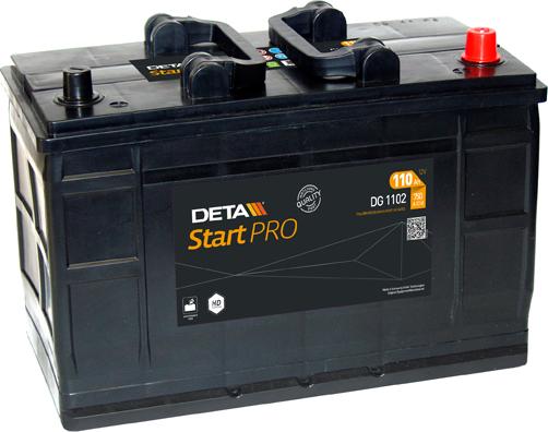 DETA DG1102 - Starter Battery autospares.lv