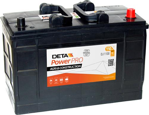 DETA DJ1100 - Starter Battery autospares.lv