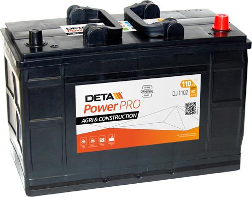 DETA DJ1102 - Starter Battery autospares.lv