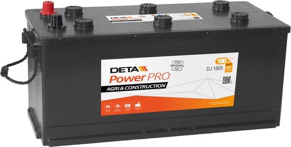 DETA DJ1805 - Starter Battery autospares.lv