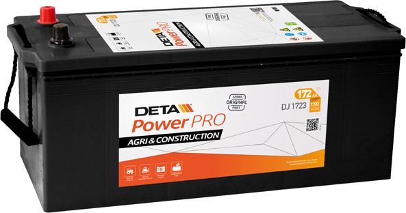 DETA DJ1723 - Starter Battery autospares.lv