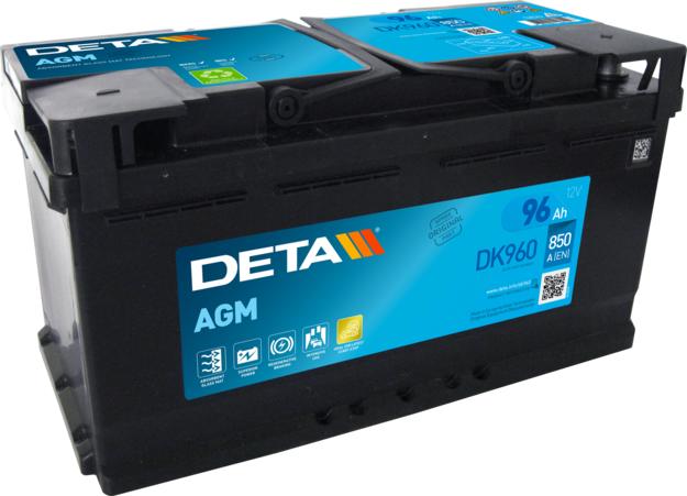DETA DK960 - Starter Battery autospares.lv