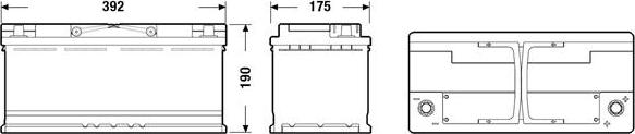 DETA DK1050 - Starter Battery autospares.lv