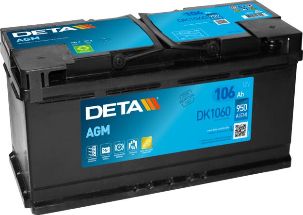 DETA DK1060 - Starter Battery autospares.lv
