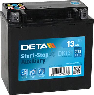 DETA DK131 - Starter Battery autospares.lv