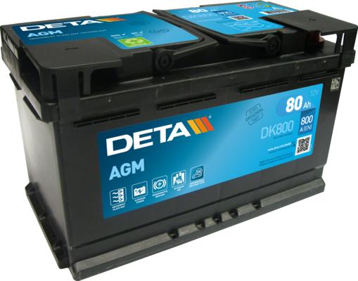DETA DK800 - Starter Battery autospares.lv