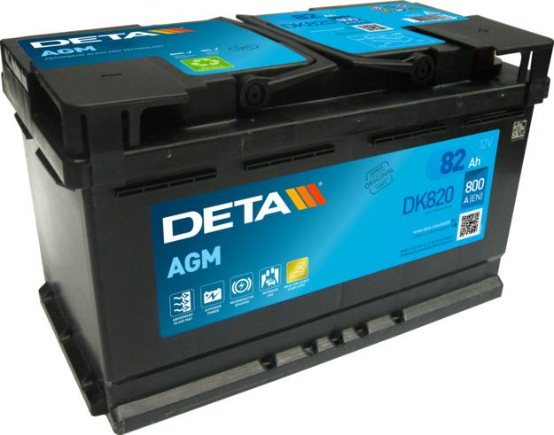 DETA DK820 - Starter Battery autospares.lv