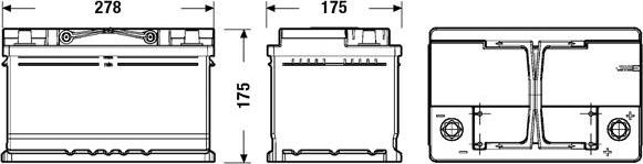 DETA DL652 - Starter Battery autospares.lv