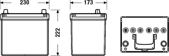 DETA DL604 - Starter Battery autospares.lv