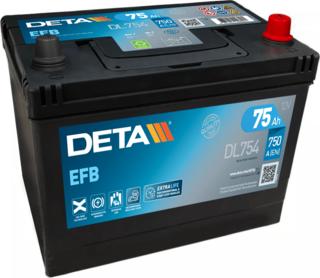 DETA DL754 - Starter Battery autospares.lv