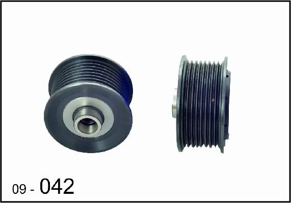 DEXWAL MOBIDEX 09-042 - Pulley, alternator, freewheel clutch autospares.lv