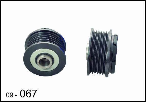 DEXWAL MOBIDEX 09-067 - Pulley, alternator, freewheel clutch autospares.lv