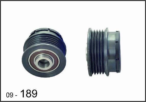 DEXWAL MOBIDEX 09-189 - Pulley, alternator, freewheel clutch autospares.lv