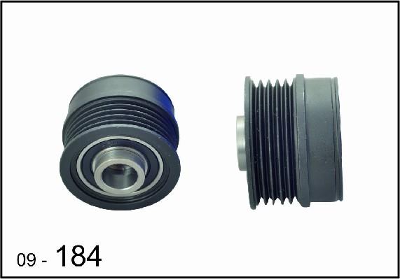 DEXWAL MOBIDEX 09-184 - Pulley, alternator, freewheel clutch autospares.lv