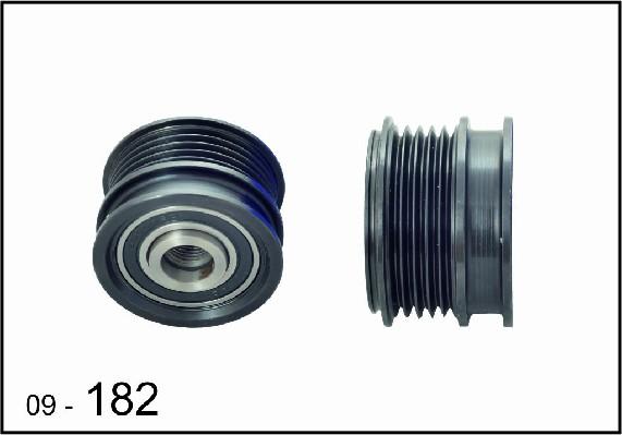 DEXWAL MOBIDEX 09-182 - Pulley, alternator, freewheel clutch autospares.lv