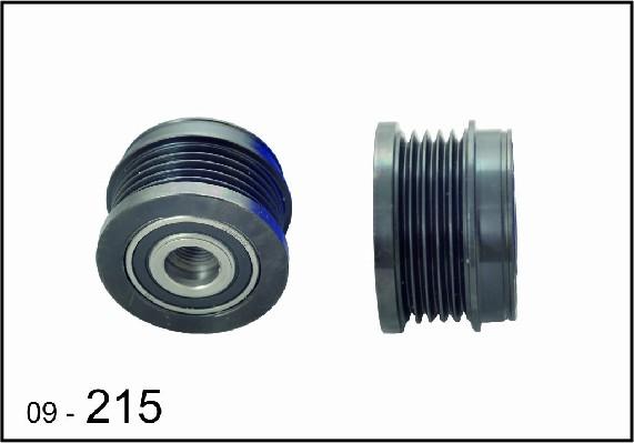 DEXWAL MOBIDEX 09-215 - Pulley, alternator, freewheel clutch autospares.lv