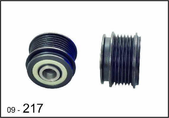 DEXWAL MOBIDEX 09-217 - Pulley, alternator, freewheel clutch autospares.lv