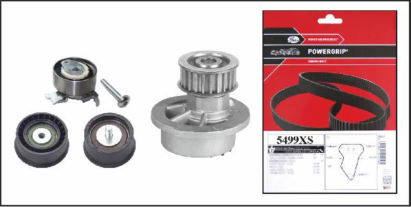 DEXWAL MOBIDEX 07-132-0WP - Water Pump & Timing Belt Set autospares.lv