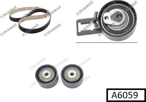 Diamax A6059 - Timing Belt Set autospares.lv