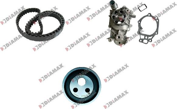 Diamax A6054WP - Water Pump & Timing Belt Set autospares.lv