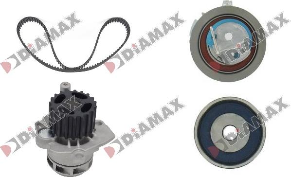 Diamax A6010WP - Water Pump & Timing Belt Set autospares.lv