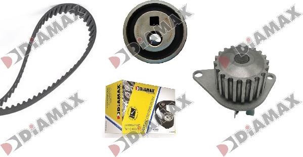 Diamax A6085WP - Water Pump & Timing Belt Set autospares.lv