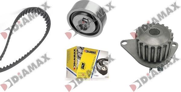 Diamax A6079WP - Water Pump & Timing Belt Set autospares.lv