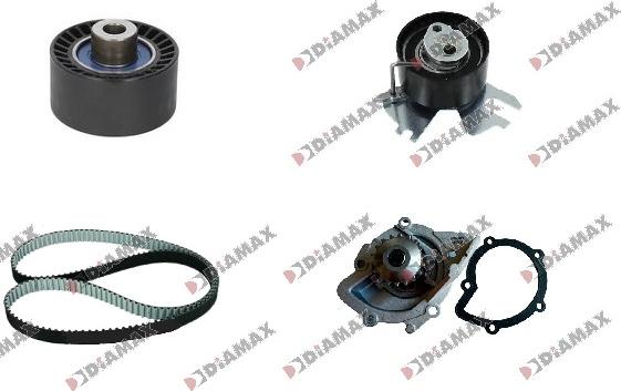 Diamax A6075WP - Water Pump & Timing Belt Set autospares.lv