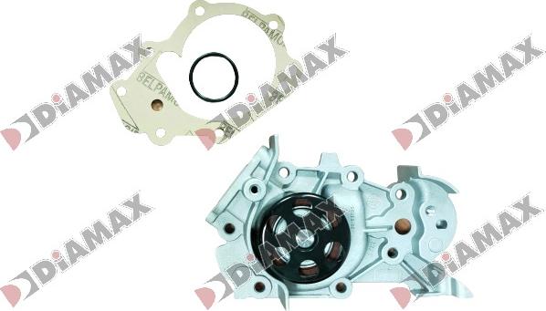 Diamax AD04103 - Water Pump autospares.lv