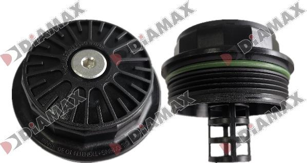 Diamax DL06005 - Cap, oil filter housing autospares.lv