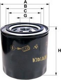 Diamax DL1146 - Oil Filter autospares.lv