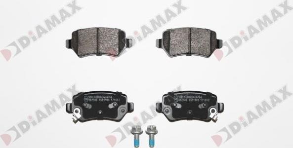 Diamax N09995 - Brake Pad Set, disc brake autospares.lv