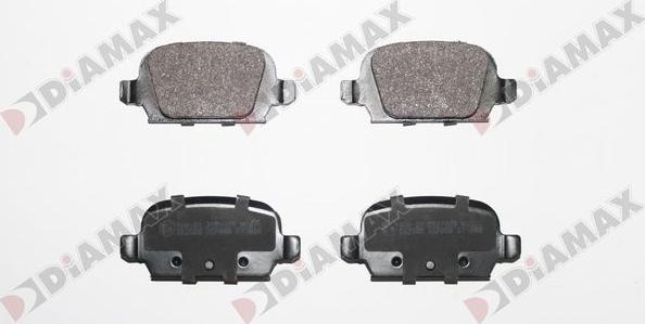 Diamax N09974 - Brake Pad Set, disc brake autospares.lv