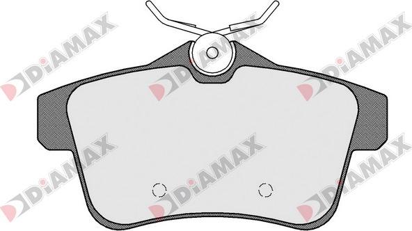 Diamax N09493 - Brake Pad Set, disc brake autospares.lv