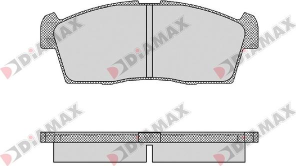 Diamax N09444 - Brake Pad Set, disc brake autospares.lv