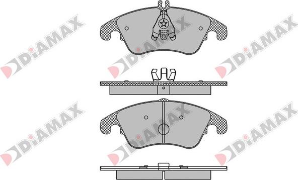 Diamax N09441 - Brake Pad Set, disc brake autospares.lv