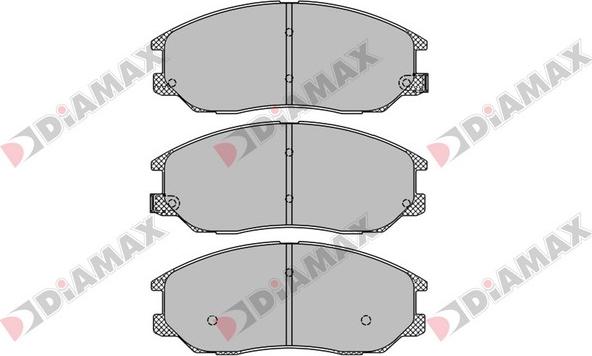 Diamax N09447 - Brake Pad Set, disc brake autospares.lv