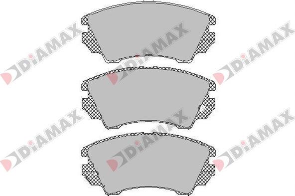 Diamax N09453 - Brake Pad Set, disc brake autospares.lv