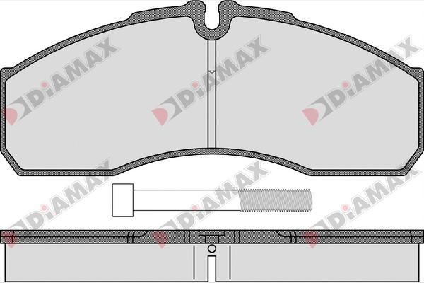 Diamax N09452 - Brake Pad Set, disc brake autospares.lv