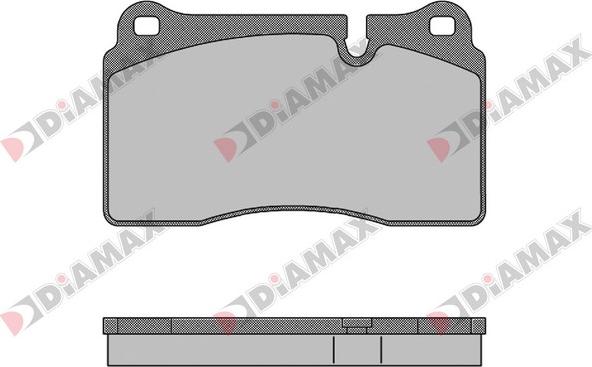 Diamax N09467 - Brake Pad Set, disc brake autospares.lv