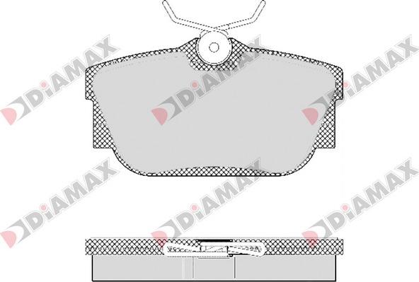 Diamax N09406 - Brake Pad Set, disc brake autospares.lv