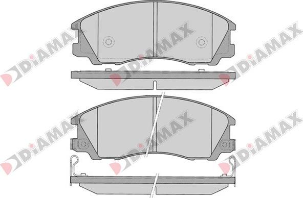 Diamax N09401 - Brake Pad Set, disc brake autospares.lv