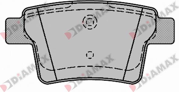 Diamax N09414 - Brake Pad Set, disc brake autospares.lv