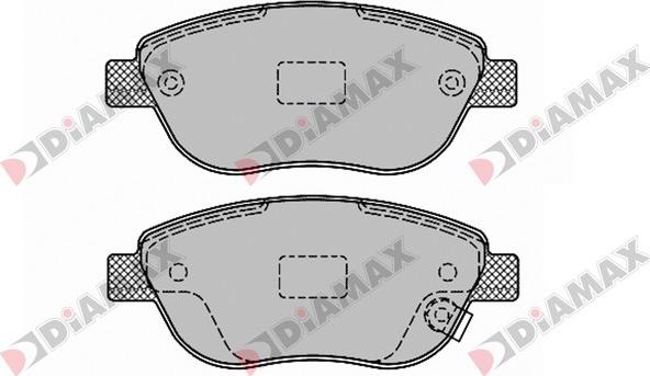 Diamax N09415 - Brake Pad Set, disc brake autospares.lv