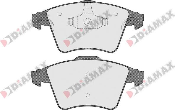 HITEC H 1323 - Brake Pad Set, disc brake autospares.lv