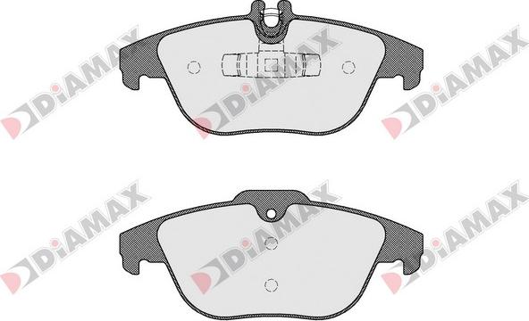 Diamax N09482 - Brake Pad Set, disc brake autospares.lv