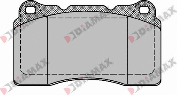 Diamax N09435 - Brake Pad Set, disc brake autospares.lv